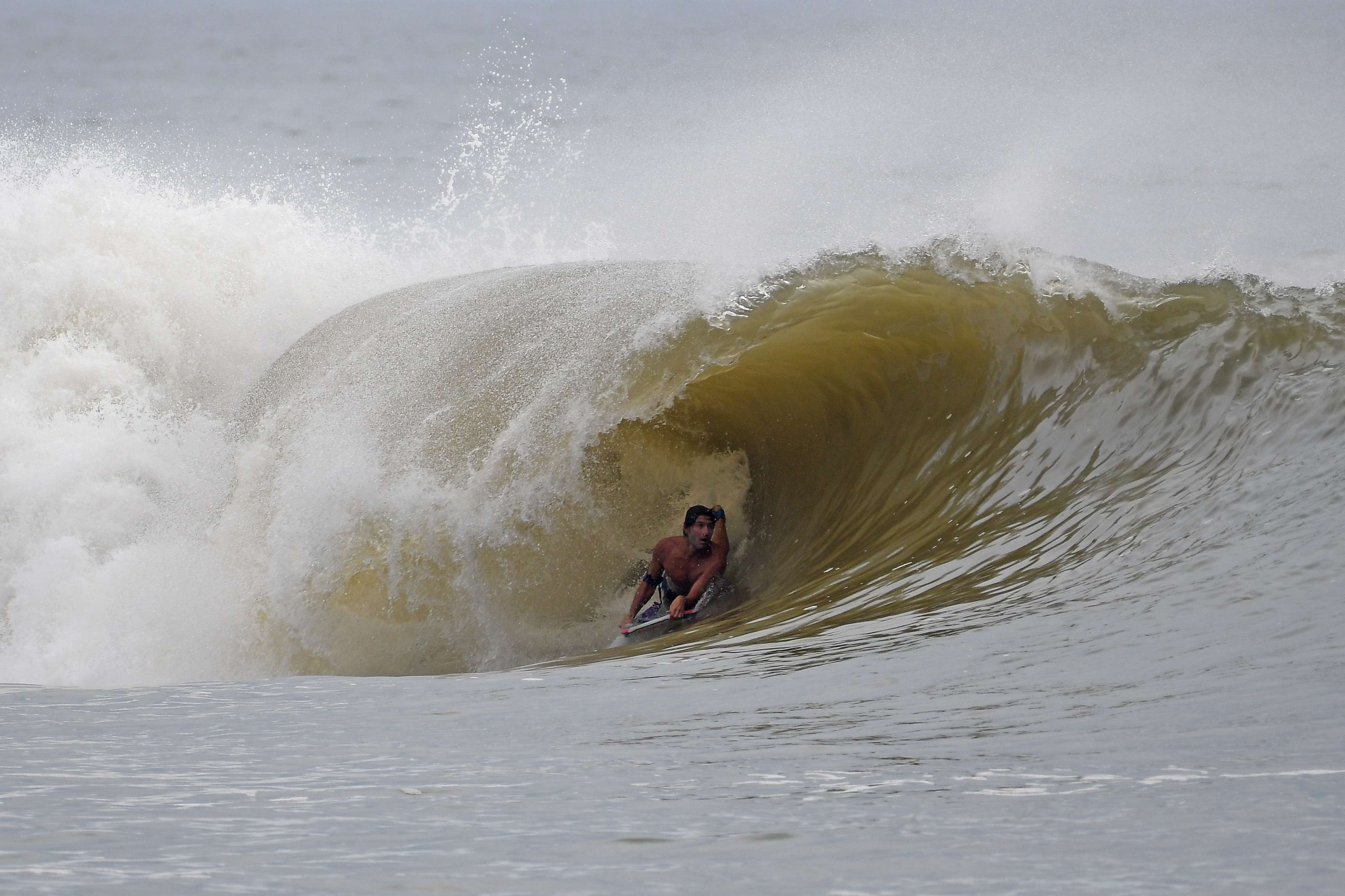 As&iacute; estuvieron las olas en Punta Hermosa durante el Huaico 2023
