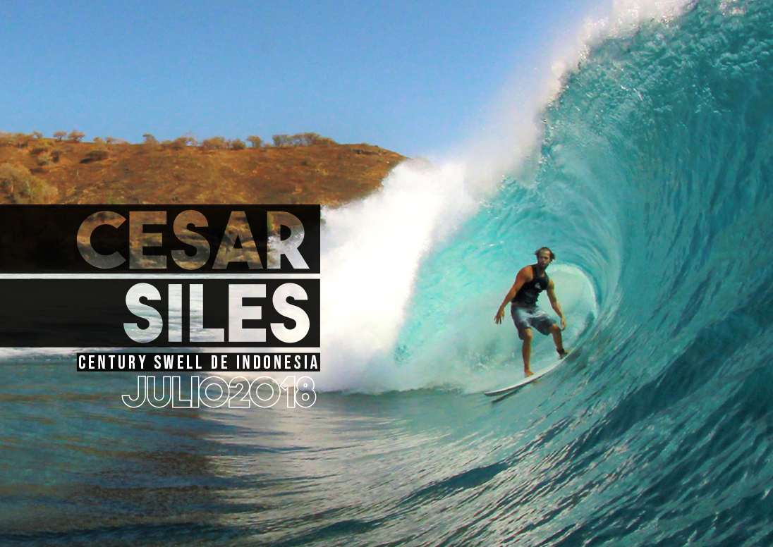 Cesar Siles en el Century Swell de Indo - Julio 2018 