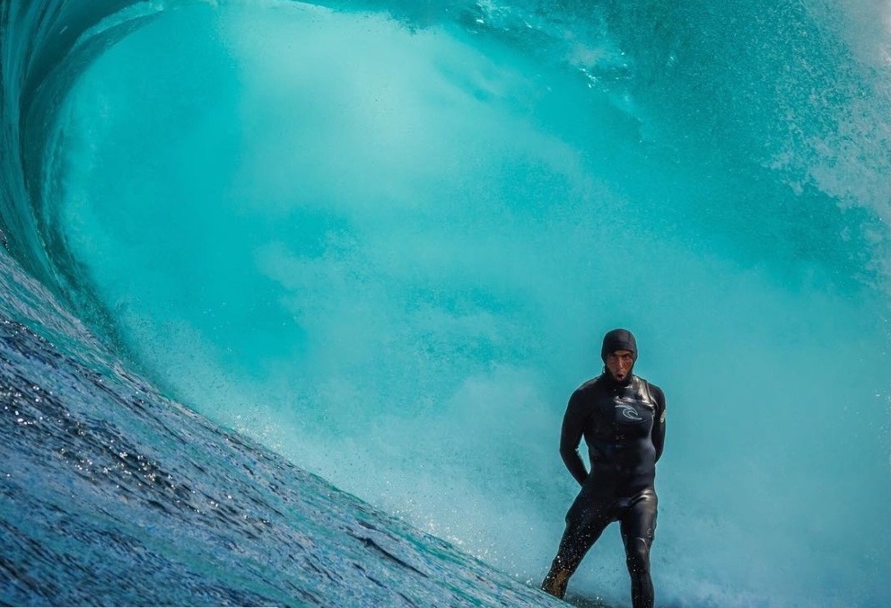 Ignacio Salazar, un peruano sin sponsors que acaba de hacer historia en Mavericks 