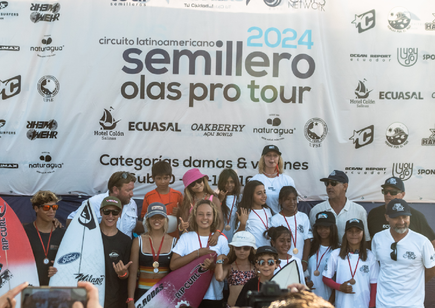 Cambio de escenario para la &uacute;ltima fecha del Semillero Olas Pro Tour en Brasil 