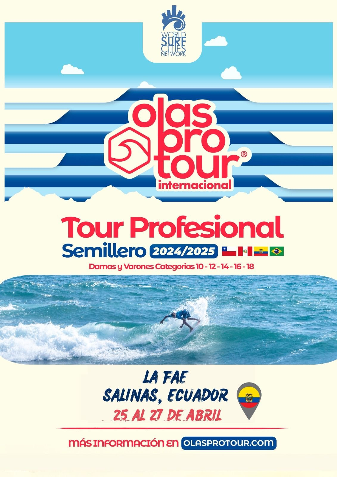 SE CONFIRMAN LAS NUEVAS FECHA TEMPORADA 2024/ 2025 DEL OLASPROTOUR